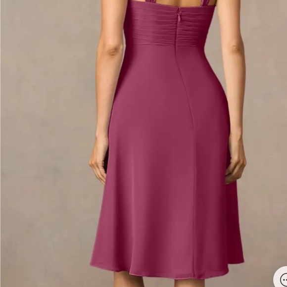 Elegant Azazie Pink Women's Dress - Picture 5 of 8